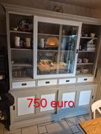 Vitrine kast, Teck, Avec porte(s), 150 à 200 cm, Landelijk