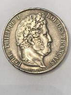 Munt zilver Frankrijk 5 frank 1847 A Louis Philippe, Ophalen of Verzenden, Frankrijk, Losse munt, Zilver