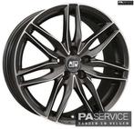 Nw 17 inch Gun Metal MSW 24 set voor FIAT 500 4x98, Auto-onderdelen, Banden en Velgen, Ophalen of Verzenden, 17 inch, Velg(en)