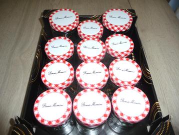 Glazenpotten 360 gr en 580 gr (12 stuks) beschikbaar voor biedingen