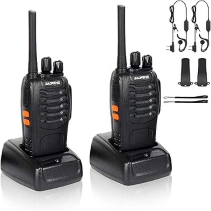 PMR446  Walkietalkie 5km GRATIS LEVERING, Telecommunicatie, Portofoons en Walkie-talkies, Nieuw, Portofoon of Walkie-talkie, 2 to 5 km