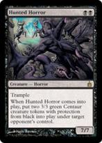 Hunted Horror - RAV - MTG - beter dan gd, Hobby en Vrije tijd, Verzamelkaartspellen | Magic the Gathering, Ophalen of Verzenden