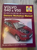 (VOLVO HANDBOEK) Volvo S40 & V50. Owners workshop manual., Gelezen, Ophalen of Verzenden