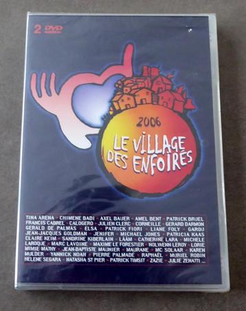 Neuf - 2 DVD : Le Village des Enfoirés - 2006 disponible aux enchères