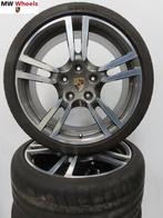Porsche 911 997 Turbo II 19 inch velgen 4S met zomerbanden, Auto-onderdelen, 19 inch, Gebruikt, Banden en Velgen, 305 mm