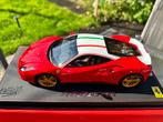 FERRARI 488 GTB ROSSO CORSA RACE VERSION LAUDA 1/18 BBR, Hobby en Vrije tijd, Modelauto's | 1:18, Ophalen of Verzenden, Zo goed als nieuw