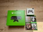 Xbox one + controller & games, Met 1 controller, 500 GB, Xbox One, Zo goed als nieuw