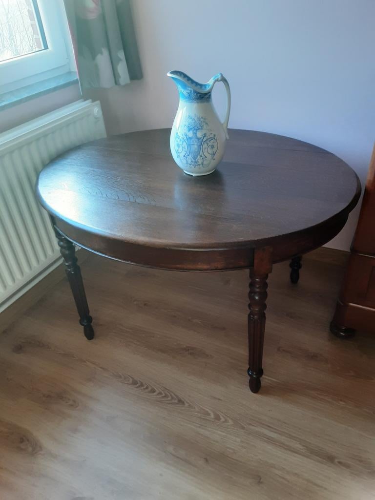 Table ovale en chêne massif, Antiquités & Art, Enlèvement