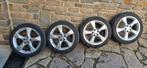 4 jantes Mercedes 5x112 avec pneus 17pouces, Autos : Pièces & Accessoires, Pneus & Jantes, Pneus et Jantes, Pneus été, 17 pouces