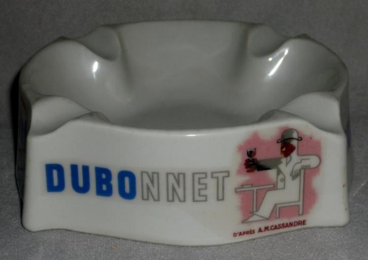 PÊTRE BAUDOUR ASBAK DUBONET/MARLANT DE LA MARNE CA 1930, Antiek en Kunst, Antiek | Porselein, Ophalen of Verzenden