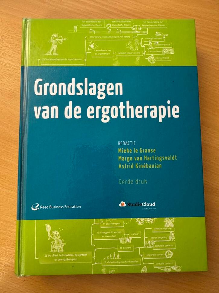 Grondslagen van de ergotherapie, Boeken, Schoolboeken, Zo goed als nieuw, Nederlands, Ophalen of Verzenden