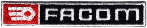 Facom stoffen opstrijk patch embleem, Motoren, Accessoires | Stickers, Verzenden