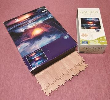 Mega puzzel - puzzelstukjes in hout - 1000 st. beschikbaar voor biedingen