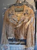 Vintage Maguna jacket suède maat L., Kleding | Dames, Maat 42/44 (L), Zo goed als nieuw, Ophalen