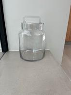 Grote glazen pot met deksel met handvat, Ophalen, Nieuw