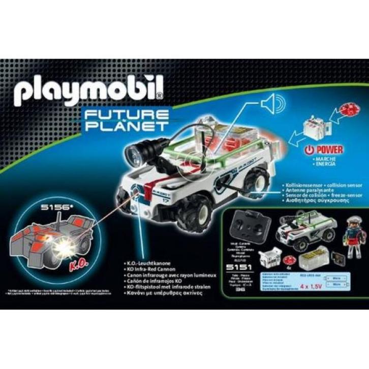 Playmobil E-ranger KO-laserwagen – Set 5151, Kinderen en Baby's, Speelgoed | Playmobil, Zo goed als nieuw, Complete set, Ophalen