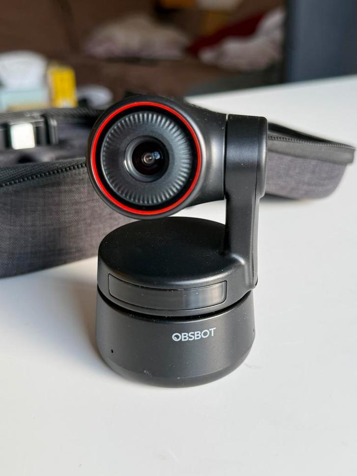 OBSBOT slimme webcam — 4K, Computers en Software, Webcams, Zo goed als nieuw, Bedraad, Windows, Facetracking, Ophalen of Verzenden