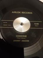 JOHNNY ARAGON. IEMAND. POP ROCK USA RECORDS 60s 45T, Ophalen of Verzenden, Zo goed als nieuw, Poprock