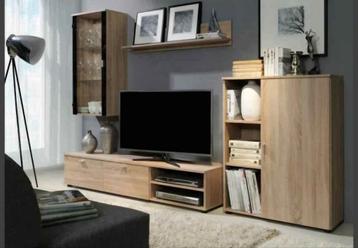 ️ Living kast set met LED – snel op te halen! ️ beschikbaar voor biedingen