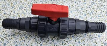 Kogelkraan AK 50 mm 2 x Binnendraad Met overgang naar 38Mm beschikbaar voor biedingen