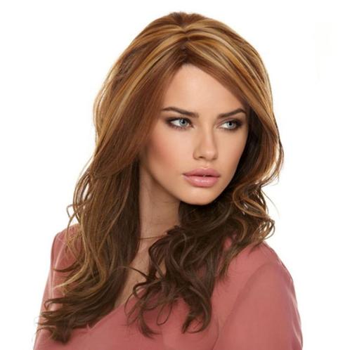 Pruik lang haar in laagjes model Sunday D8/12BS, Handtassen en Accessoires, Uiterlijk | Haarverzorging, Nieuw, Pruik of Haarverlenging