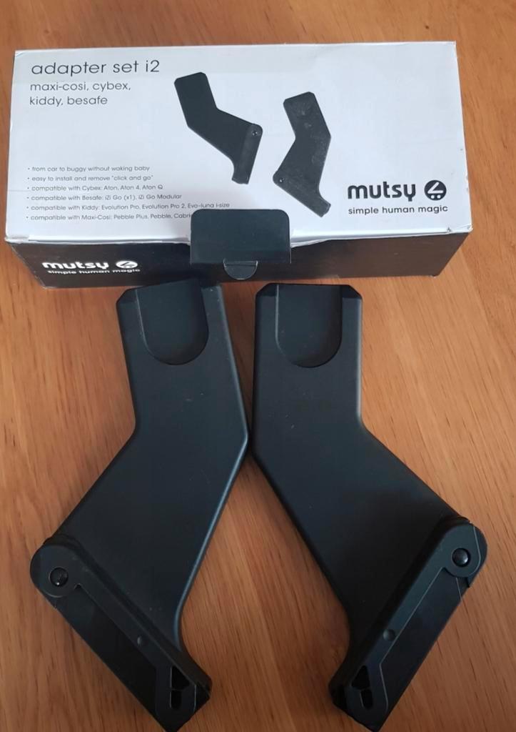 Mutsy igo i2 Adapters voor maxi Cosi, Kinderen en Baby's, Buggy's, Zo goed als nieuw, Maxi-Cosi, Verstelbare rugleuning, Ophalen of Verzenden