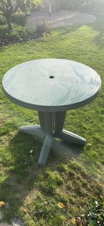 Plastiek groen tafeltje 80 cm, Ophalen, Gebruikt