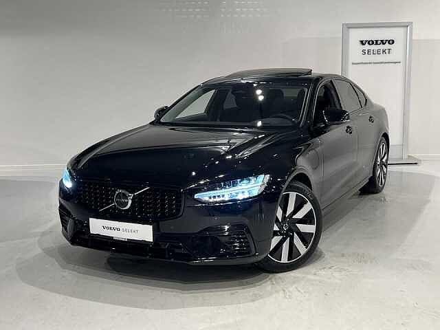 Volvo S90 T8 Recharge Dark Ultimate Long Range, Auto's, Volvo, Bedrijf, S90, Airbags, Cruise Control, Elektrische buitenspiegels