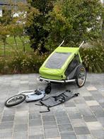 Fietskar Croozer For 2 Kids, hele mooie staat! Geen scheuren, Fietsen en Brommers, Ophalen, Opvouwbaar, 80 kg of meer, Croozer