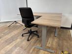 Hoekbureau Teezz aluminium, Computers en Software, Laptoptafels, Ophalen of Verzenden, In hoogte verstelbaar