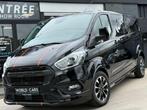 Ford Transit Custom 2.0 TDCi L2H1 SPORT 185CV TVAC*BTWIN/ DI, Auto's, Ford, Voorwielaandrijving, 4 cilinders, Zwart, Leder
