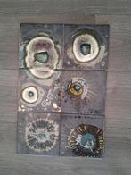 Vintage keramische tegels uit 1970, Antiek en Kunst, Verzenden