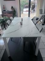 Table imitation marbre neuve, Maison & Meubles, Tables | Tables à manger, Neuf, Enlèvement, 50 à 100 cm, Rectangulaire