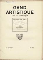 Gand Artistique No 11 novembre 1925: Frédéric de Smet, Ophalen of Verzenden, Gelezen