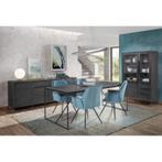 Volledige living set/ eetkamer zwart metaal Idea Furniture, Huis en Inrichting, Ophalen