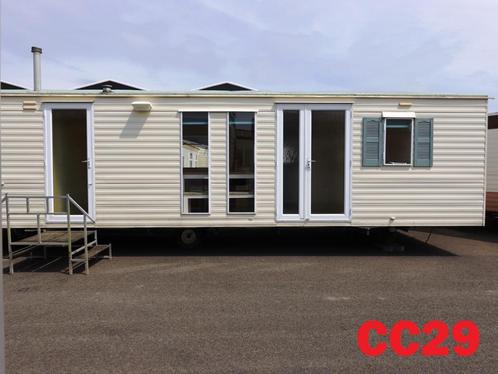 ABI chalet met middenkamer geschikt voor 8 personen te koop, Caravans en Kamperen, Stacaravans, meer dan 6, Ophalen