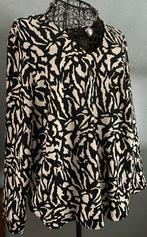 Mayerline 46 Mooie blouse in crème met zwart, Kleding | Dames, Mayerline, Zwart, Maat 46/48 (XL) of groter, Nieuw