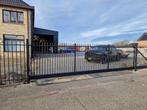 Vrijdragende spijlen schuifpoort of draaipoort ook automatis, Tuin en Terras, Ophalen, Nieuw, IJzer, Schuifpoort
