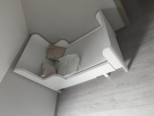 Meegroeibed Ikea Busunge, Kinderen en Baby's, Kinderkamer | Bedden, Gebruikt, 180 cm of meer, 85 tot 100 cm, Lattenbodem, Matras