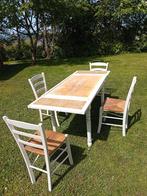 table cuisine et 4 chaises, Maison & Meubles, Tables | Tables mange-debout, Enlèvement, Utilisé