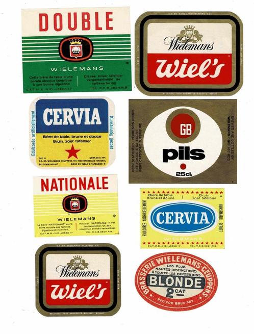 Oude bieretiketten van "WIELEMANS-CEUPPENS", Verzamelen, Biermerken, Nieuw, Overige typen, Overige merken, Verzenden