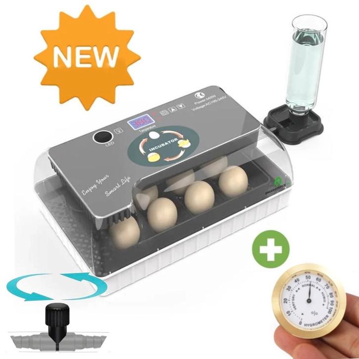 Nieuw Slimme Broedmachine Expert + GRATIS broedeieren, Dieren en Toebehoren, Pluimvee | Toebehoren, Nieuw, Broedmachine, Verzenden