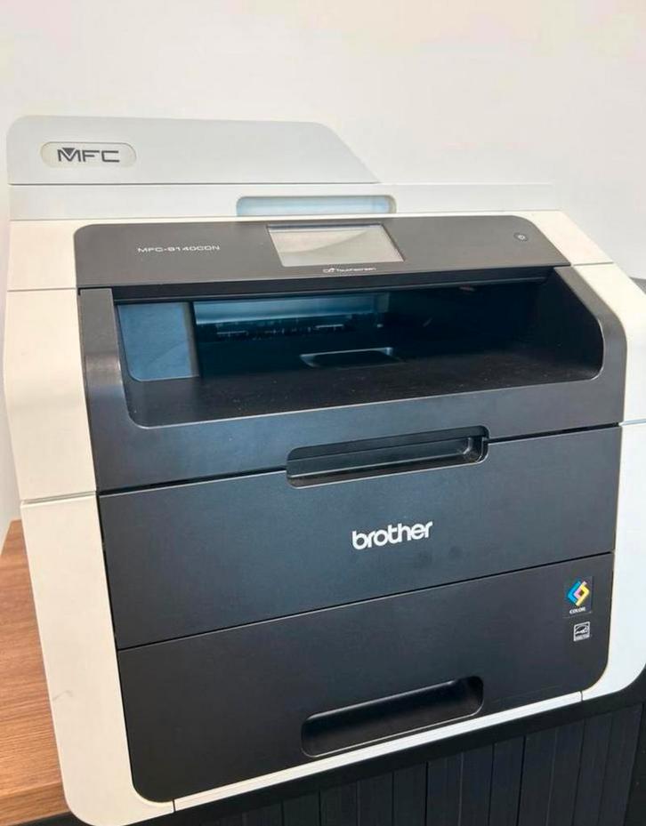 Brother MFC-9140CDN – Kleurenlaserprinter, Computers en Software, Printers, Zo goed als nieuw, Printer, Faxen, Draadloos, Ophalen