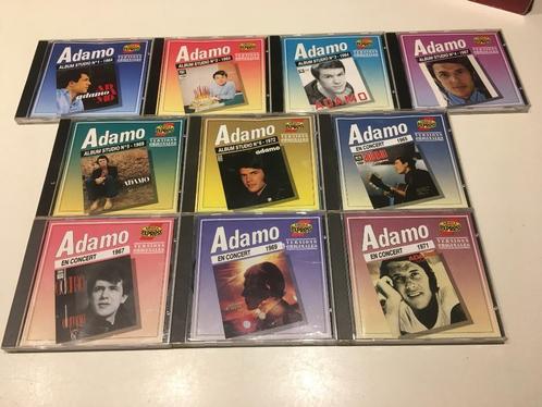 10 CD BOX ADAMO , alle studio en concerten, CD & DVD, CD | Francophone, Comme neuf, Enlèvement ou Envoi