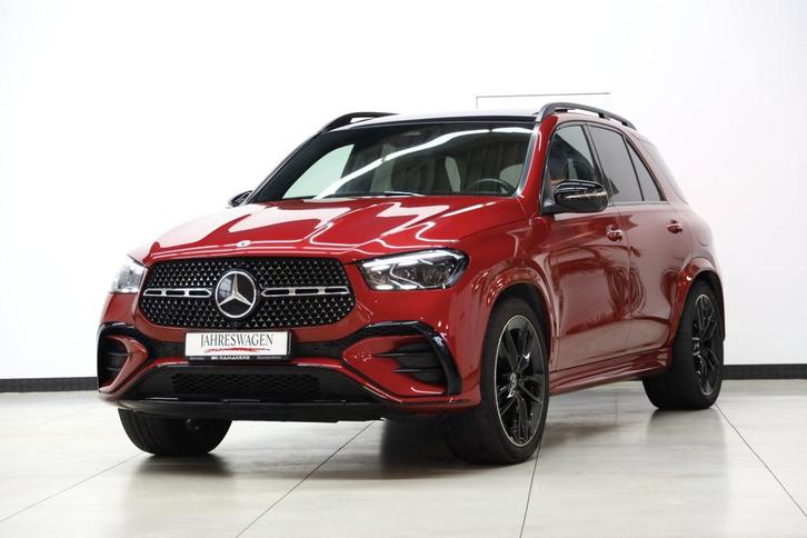 Mercedes-Benz GLE 350 de 4M AMG Premium Night 22" PANO Distr, Auto's, Mercedes-Benz, Bedrijf, Te koop, GLE, 360° camera, 4x4, ABS
