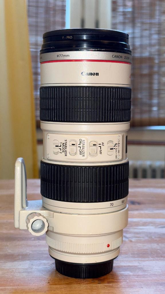 Canon EF 70-200 F2.8 L IS USM, Audio, Tv en Foto, Foto | Lenzen en Objectieven, Gebruikt, Telelens, Zoom, Ophalen