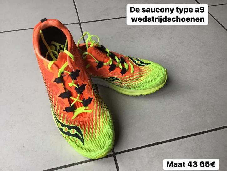 Harloopschoen saucony type A9 maat 43, Sport en Fitness, Loopsport en Atletiek, Zo goed als nieuw, Hardloopschoenen, Hardlopen