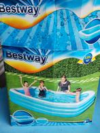 Zwembad bestway + 8 'tegels', Jardin & Terrasse, Piscines, Comme neuf, Rectangulaire, Piscine gonflable, Moins de 80 cm