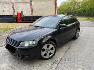 Audi A3 3.2i V6 250cv quattro xenon cuir, Cuir, Achat, Boîte manuelle, Noir