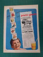 Pam-Pam jus de fruits - publicité papier - 1965, Enlèvement ou Envoi, Utilisé, Autres types
